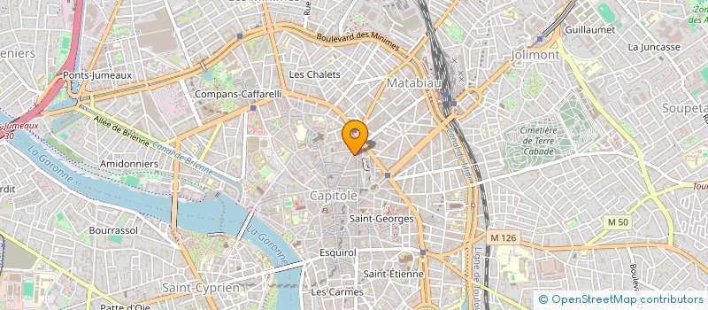 localisation de l'entreprise MADAME HOURSAT MADI  TOULOUSE