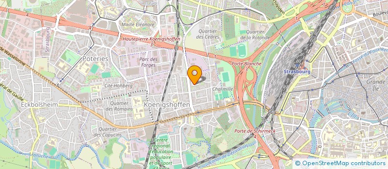 localisation de l'entreprise MADAME HOUSNA OUHSSAIN à STRASBOURG