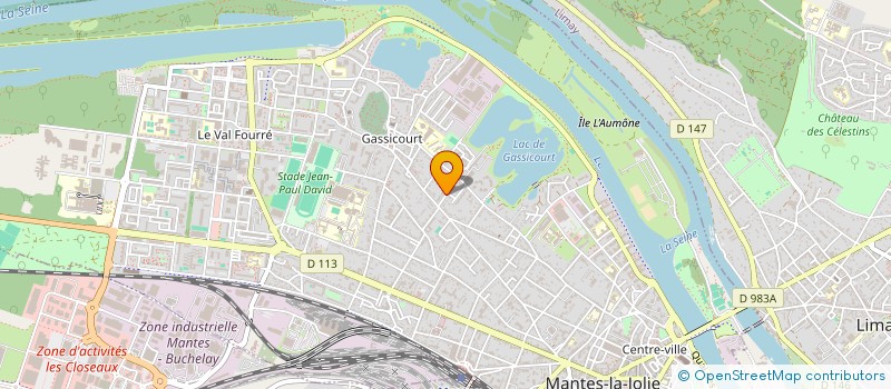 localisation de l'entreprise MADAME HOUSNA SOUANE  ORGEVAL