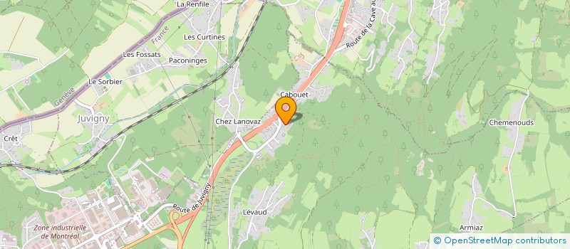 localisation de l'entreprise MADAME HOUSSEINATOU JALLOH  CRANVES-SALES