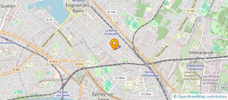 localisation de l'entreprise MADAME HOUSSEM BELHOCINI  DEUIL-LA-BARRE