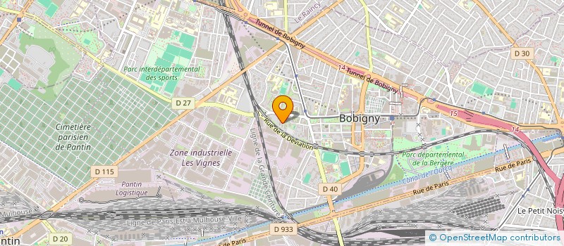 localisation de l'entreprise MADAME HOUSSEYNATOU KEITA à BOBIGNY
