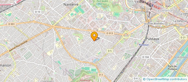 localisation de l'entreprise MADAME HOUSSIN MEHDI  NANTERRE