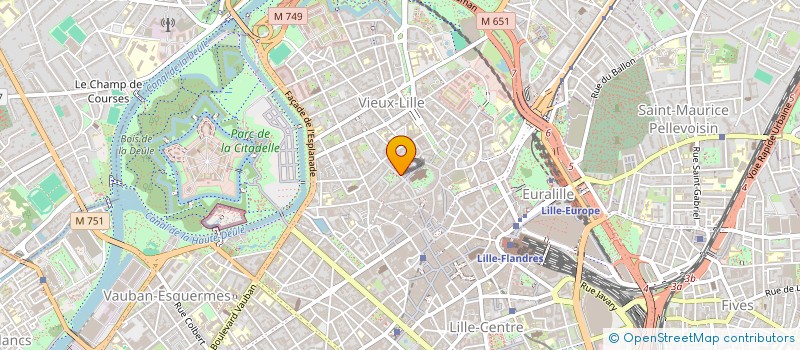 localisation de l'entreprise MADAME HOUSSIN PASQUESOONE à LILLE