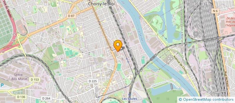 localisation de l'entreprise MADAME HOUSSO BITTI  CHOISY-LE-ROI