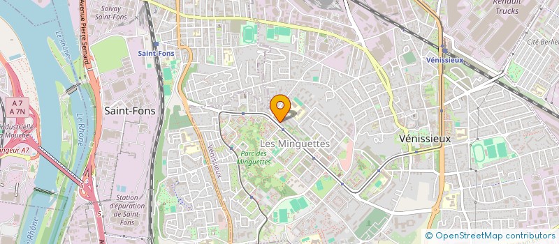 localisation de l'entreprise MADAME HRANNUCH SOGHOMONIAN  VENISSIEUX