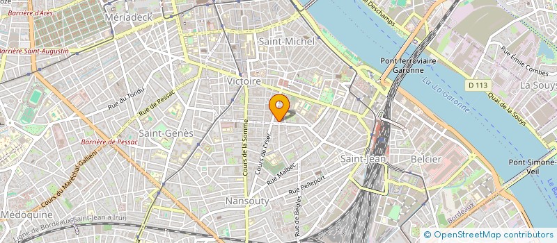 localisation de l'entreprise MADAME HRISTINKA HRISTOVA  BORDEAUX