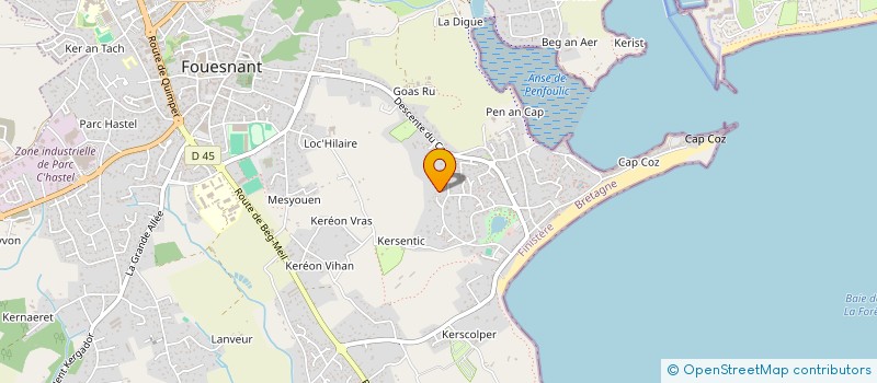 localisation de l'entreprise MADAME HSIAO CHU TUNG  FOUESNANT