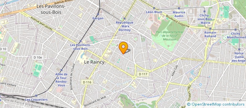 localisation de l'entreprise MADAME HSIN-YING LEE à LE RAINCY