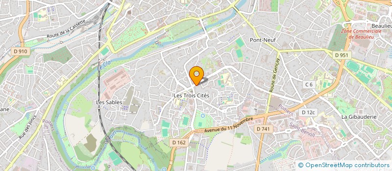 localisation de l'entreprise MADAME HSIU-PI HUNG  POITIERS