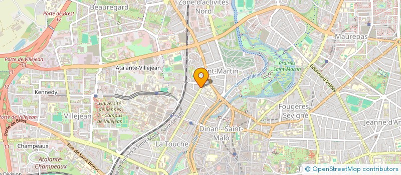 localisation de l'entreprise MADAME HUAHUA HUANG  RENNES
