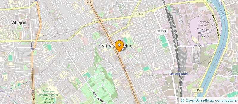 localisation de l'entreprise MADAME HUAN JIN  VITRY-SUR-SEINE