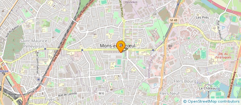 localisation de l'entreprise MADAME HUAQIONG JIANG  MONS-EN-BARUL