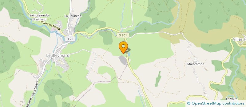 localisation de l'entreprise MADAME HUBERTINA HOORENS  CUBIERES