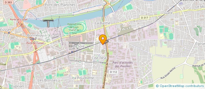 localisation de l'entreprise MADAME HUDA MALAQ  VAULX-EN-VELIN