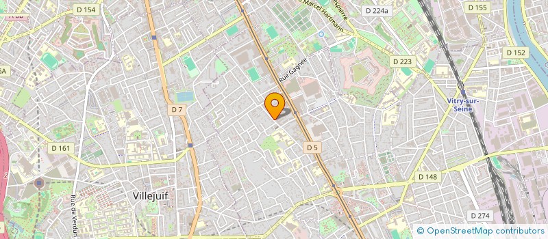 localisation de l'entreprise MADAME HUE BOLY  VITRY-SUR-SEINE
