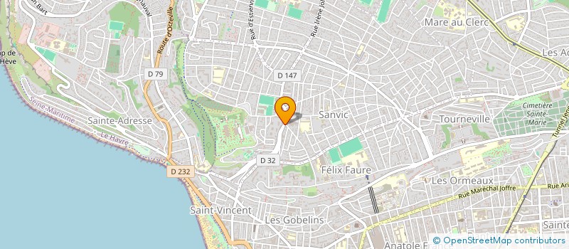 localisation de l'entreprise MADAME HUGHETTE GOASDOUE à LE HAVRE