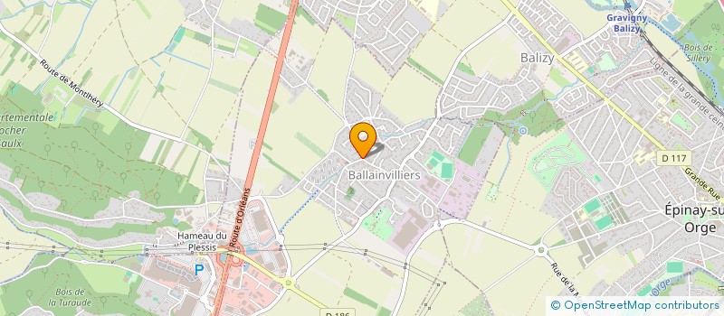 localisation de l'entreprise MADAME HUGOLINE CANFAROTTA  BALLAINVILLIERS