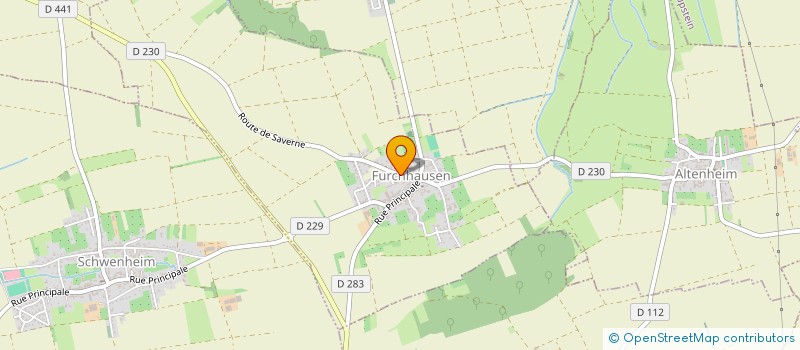 localisation de l'entreprise MADAME HUGUETTE ADAM  FURCHHAUSEN