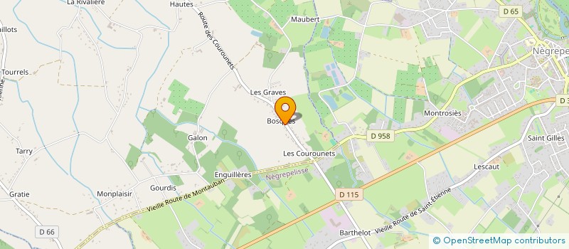 localisation de l'entreprise MADAME HUGUETTE ALEGRE  ALBIAS