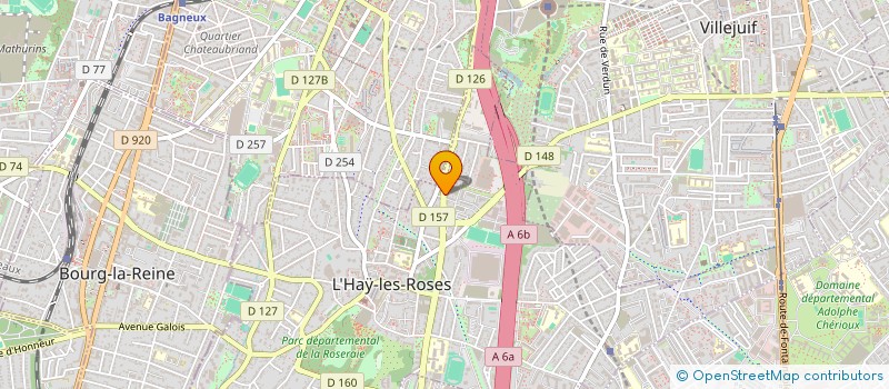 localisation de l'entreprise MADAME HUGUETTE ANCION  L'HAY-LES-ROSES