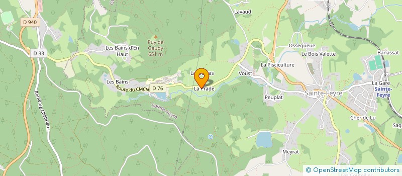 localisation de l'entreprise MADAME HUGUETTE AUBAISLE  SAINTE-FEYRE