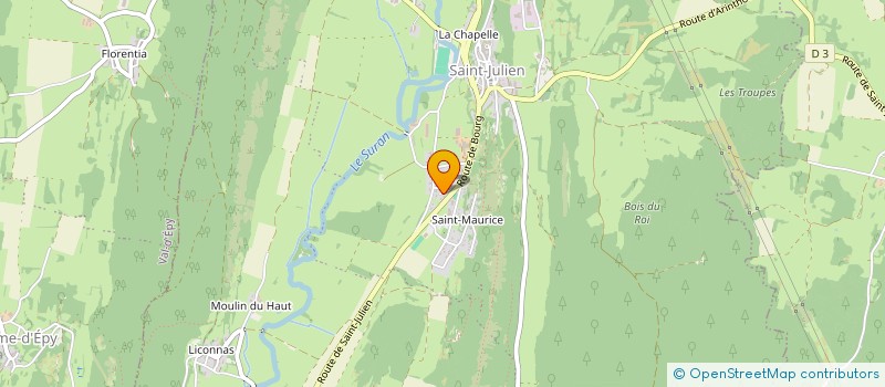 localisation de l'entreprise MADAME HUGUETTE BALDO  VAL SURAN