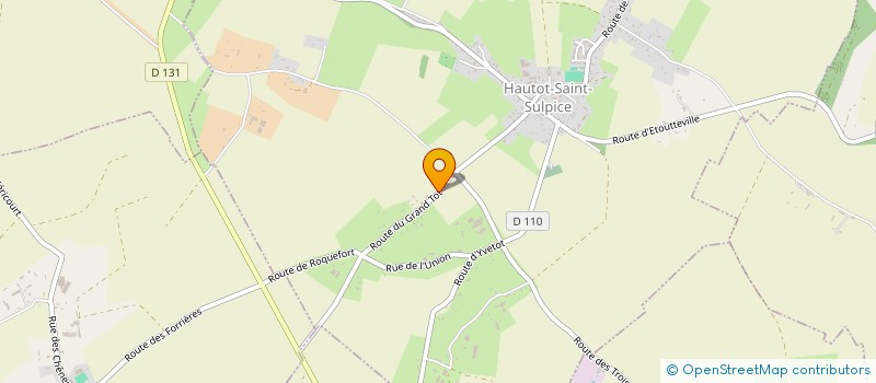 localisation de l'entreprise MADAME HUGUETTE BARBULEE  HAUTOT-SAINT-SULPICE