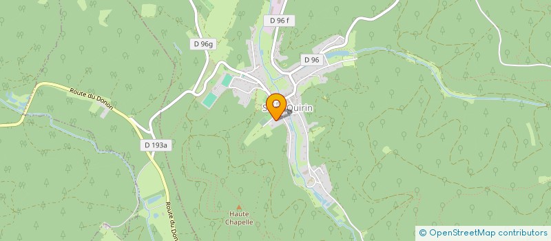 localisation de l'entreprise MADAME HUGUETTE BELLOT  SAINT-QUIRIN