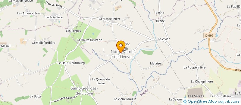 localisation de l'entreprise MADAME HUGUETTE BEROT  SAINT-JEAN-DU-CORAIL-DES-BOIS