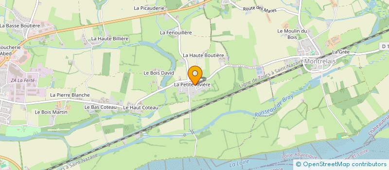 localisation de l'entreprise MADAME HUGUETTE BEZIAU à LOIREAUXENCE