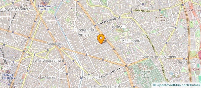 localisation de l'entreprise MADAME HUGUETTE BOLLET  PARIS