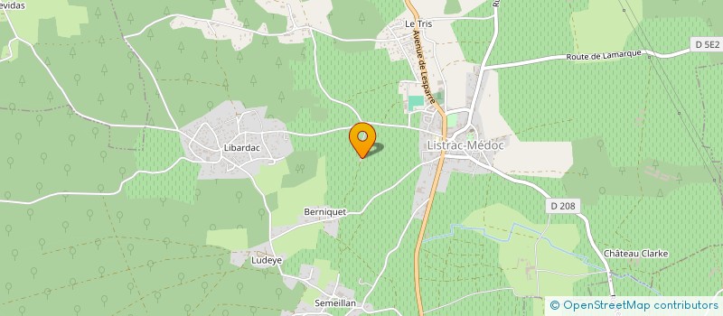 localisation de l'entreprise MADAME HUGUETTE BORDES à LISTRAC-MEDOC