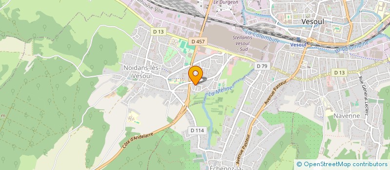 localisation de l'entreprise MADAME HUGUETTE BOUANGA  NOIDANS-LES-VESOUL