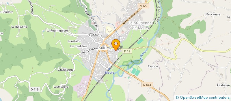 localisation de l'entreprise MADAME HUGUETTE BOUQUIER à MAURS