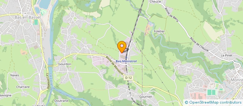 localisation de l'entreprise MADAME HUGUETTE BOYER  BAS-EN-BASSET