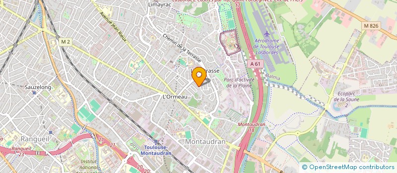 localisation de l'entreprise MADAME HUGUETTE BRAIL à TOULOUSE