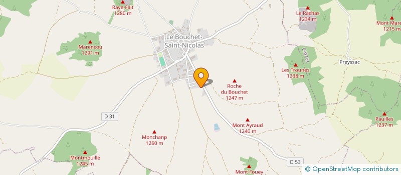 localisation de l'entreprise MADAME HUGUETTE BRENAS à SENEUJOLS
