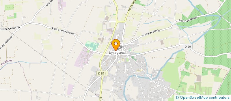 localisation de l'entreprise MADAME HUGUETTE BRUN à EYRAGUES