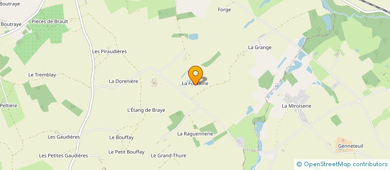 localisation de l'entreprise MADAME HUGUETTE BRUNET  SAINT-PATERNE-RACAN