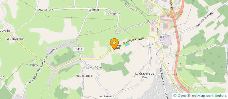 localisation de l'entreprise MADAME HUGUETTE CADEL  TOLLEVAST