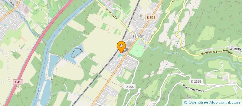 localisation de l'entreprise MADAME HUGUETTE CARNIVAL  TENCIN