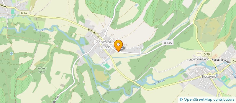 localisation de l'entreprise MADAME HUGUETTE CHANOINAT à LOCHES-SUR-OURCE