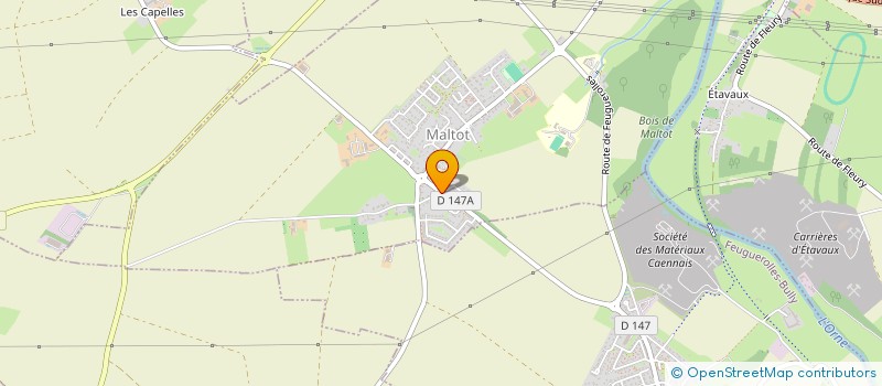 localisation de l'entreprise MADAME HUGUETTE CHAPELLE à MALTOT