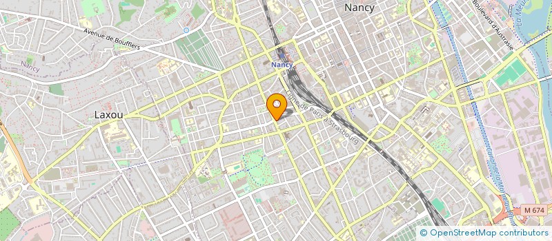 localisation de l'entreprise MADAME HUGUETTE CHERRIER  NANCY