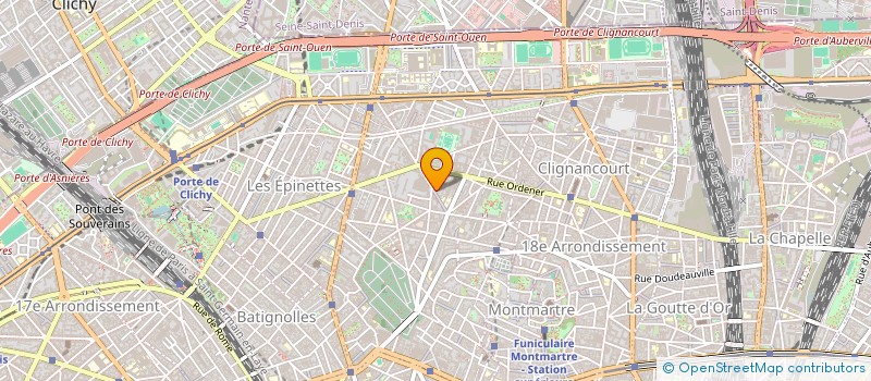 localisation de l'entreprise MADAME HUGUETTE CHEVALIER  PARIS