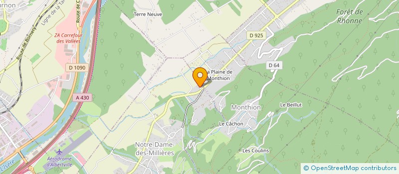 localisation de l'entreprise MADAME HUGUETTE CHEVRIER à NOTRE-DAME-DES-MILLIERES