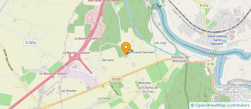 localisation de l'entreprise MADAME HUGUETTE CLOT  LA BAUME D'HOSTUN