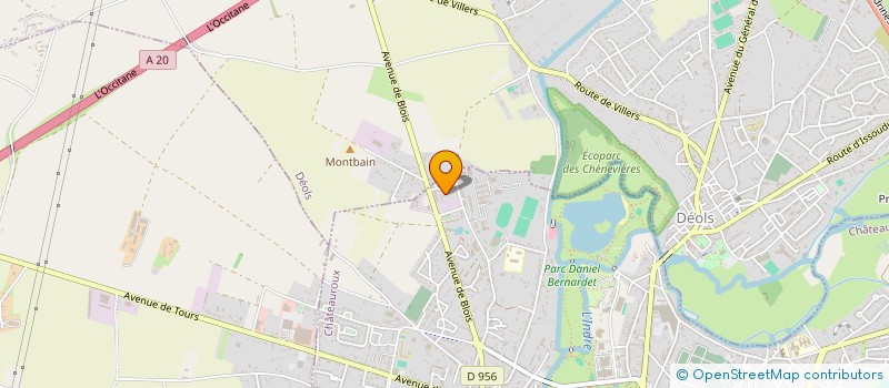 localisation de l'entreprise MADAME HUGUETTE CORINE MEFOUMENA à CHATEAUROUX