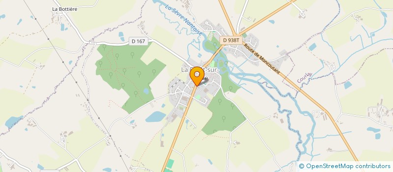 localisation de l'entreprise MADAME HUGUETTE COUTANT  LA FORET-SUR-SEVRE